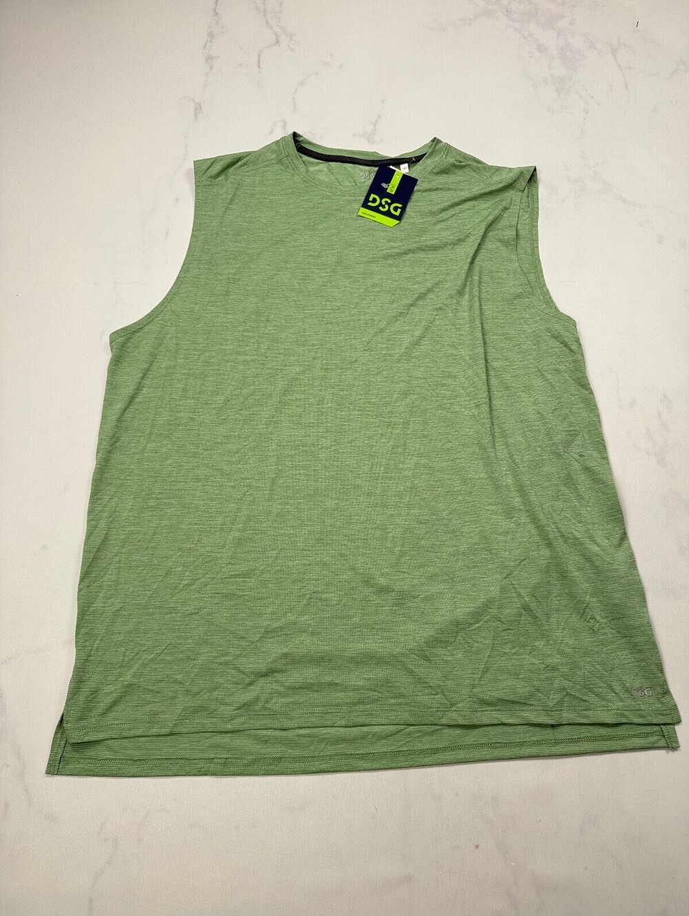 DSG Tank Top Green Modern Classic Weekend Ready - Mens XL